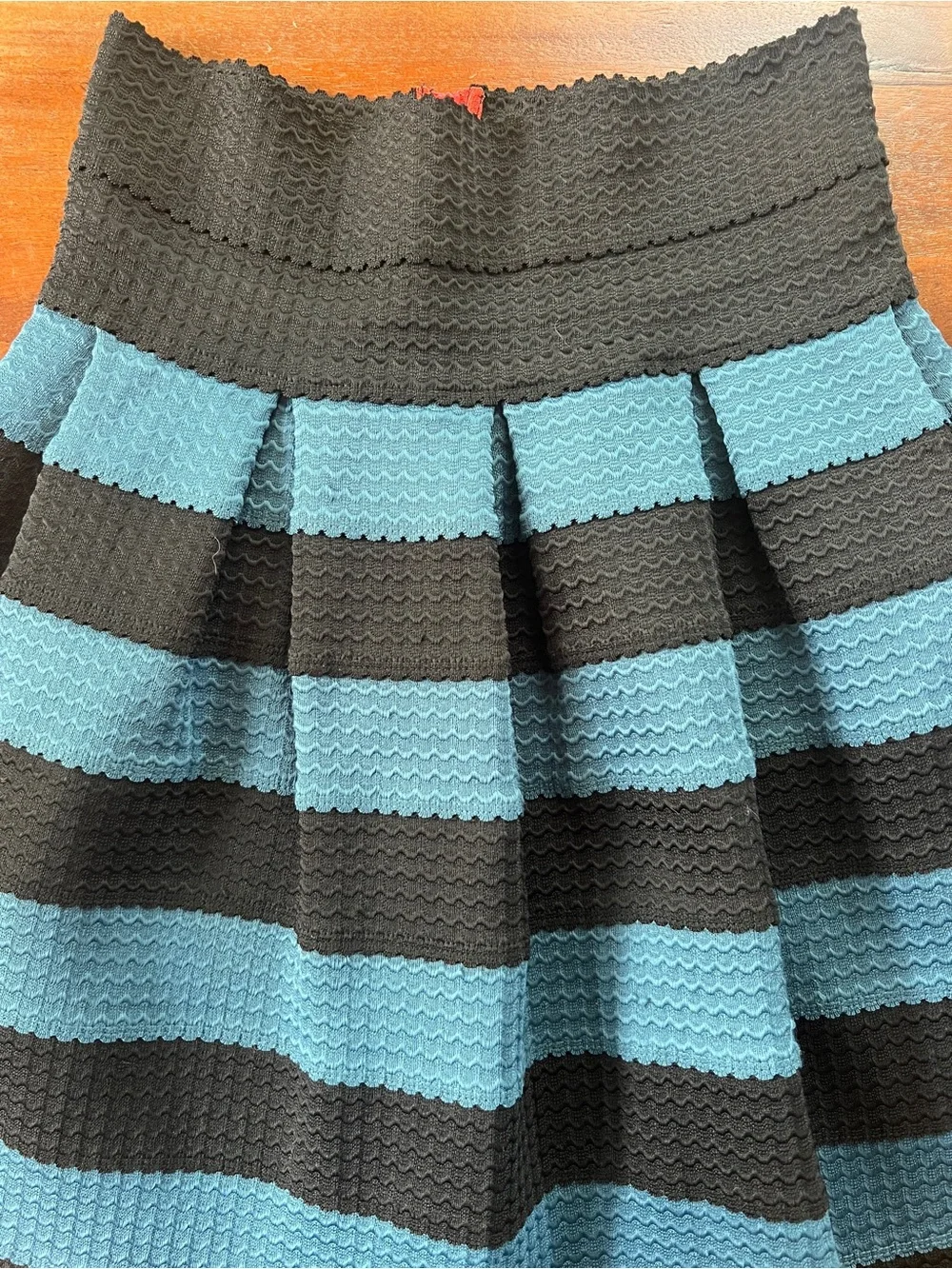 Anthropologie Girls From Savoy Skirt Size M/L Pleated Elastic Waist